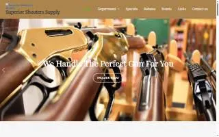 Superior Shooters Supply website