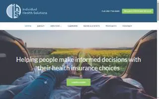 Individual Health Solutions website