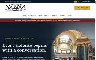 Avena Law Office, LLC website
