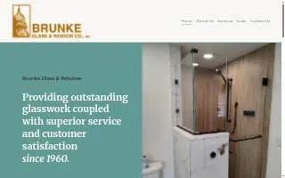 Brunke Glass & Window Co Inc website