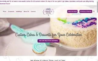 Craig's Cake Shop website