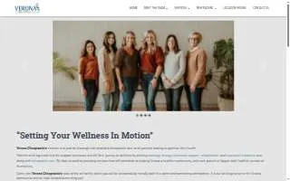 Verona Chiropractic, LLC website