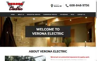 Verona Electric, Inc. website