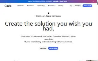 Claris Eye Care website