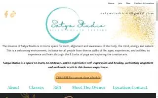 Satya Studio website