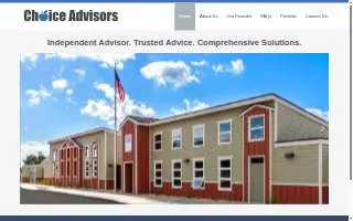 Choice Advisors website