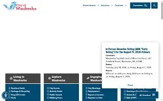Waukesha County Clerk website