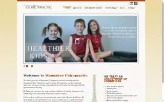 Waunakee Chiropractic website