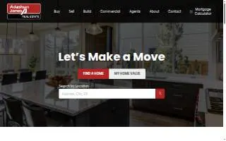 Adashun Jones Real Estate of Waupun website