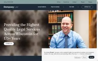 Dempsey Law Firm, LLP of Waupun website