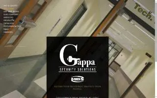 Gappa Security Solutions website