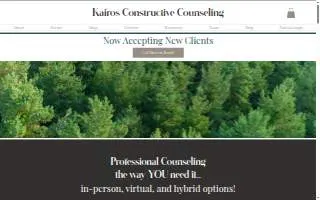 Kairos Constructive Counseling website