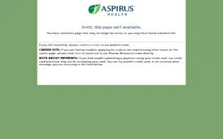 Aspirus Wausau Hospital website