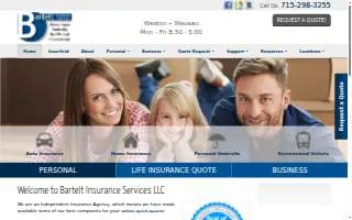 Bartelt Insurance Services LLC website