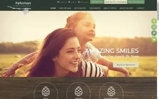 Fehrman Orthodontics website
