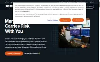 Locknet Managed IT of Wausau website