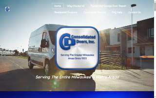 Consolidated Doors of Milwaukee Warehouse & Parts website