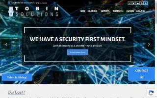 Tobin Solutions website
