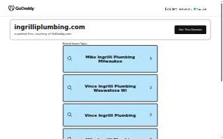 Vince Ingrilli & Sons Plumbing of Wauwatosa website