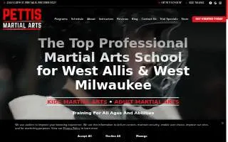 Pettis Martial Arts website