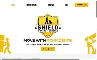 Shield Moving website