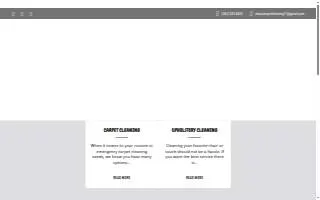 Classic Carpet Cleaning of Germantown website