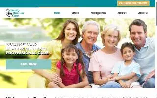 Family Hearing Care of West Bend website