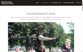 Pantaloon Productions website