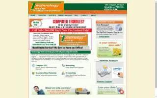 Technology Techs website