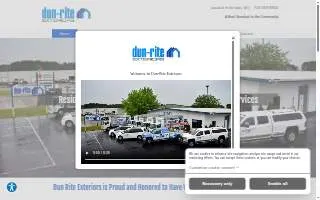 Dun-Rite Exteriors website