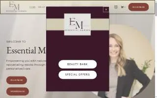 Essential Medspa of Weston website