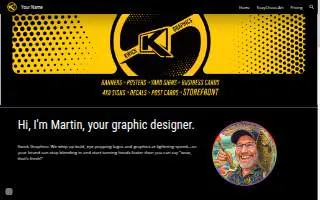 Kwick Graphics website