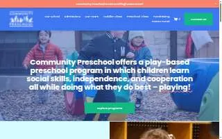 Community Preschool of Whitefish Bay website