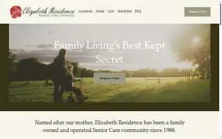 Elizabeth Residence Bayside website