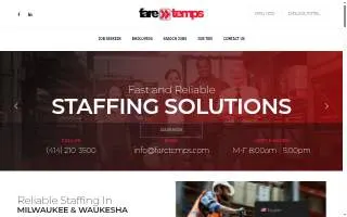 Fare Temps website