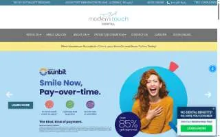 Modern Touch Dental-Glendale website