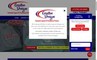 Creative Designs WR website