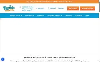 Rapids Pack and Ship website