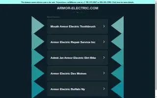Armor Electric, LLC website