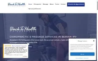 Back to Health Chiropractic website