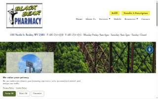 Black Bear Pharmacy website