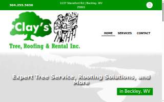 Clay's Tree, Roofing and Rental Inc