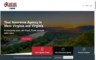Infuse Insurance website