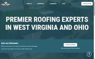 Almost Heaven Roofing of Charleston website
