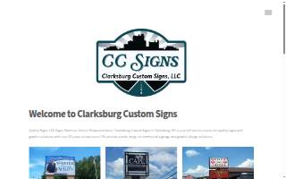 Clarksburg Custom Signs LLC website