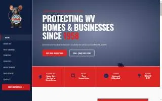 Standard Exterminating Co of Clarksburg website