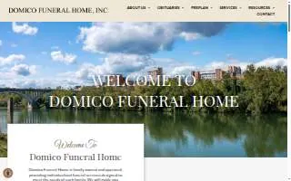 Domico Funeral Home Inc website