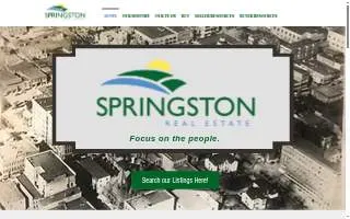 Springston Real Estate website