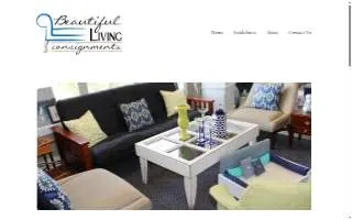 Beautiful Living Consignments website