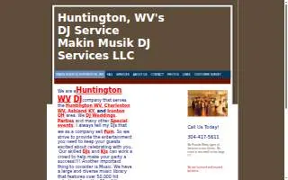 Makin Musik DJ Services of Huntington website